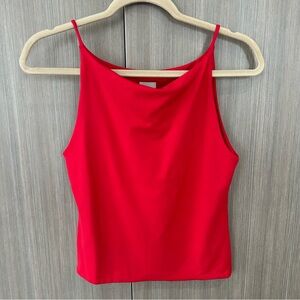 NWT Anthropologie Red Boatneck Tank